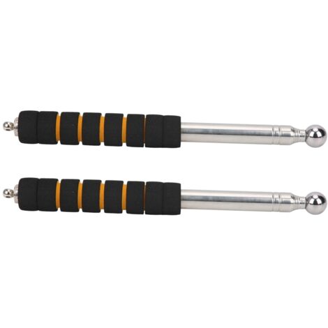 Lot de 2 marteaux télescopiques à tambour vide, tiges de test portables pour carrelage, outil d'inspection de pièces, 130 cm