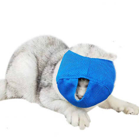 Lot de 2 masques de toilettage pour chat avec motif de visage de chat, taille S, couleur bleue, pour un toilettage en toute tranquillité