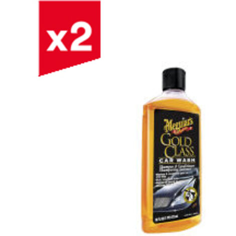 Lot de 2 Meguiar’s® Shampoing lustrant - Gold class,  16 oz (473 ml) bouteille
