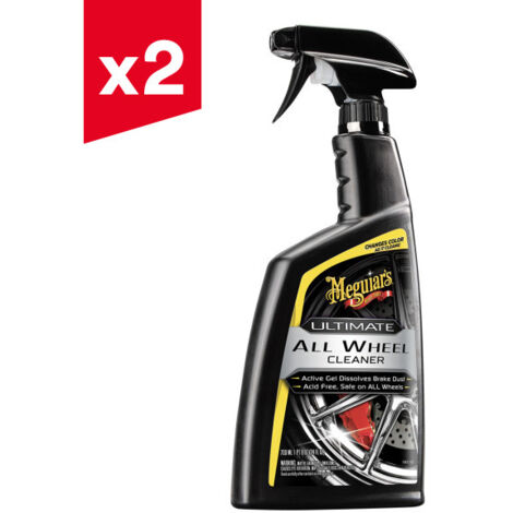 Lot de 2 Meguiar’s® Sprays nettoyant jantes - Ultimate, 24 oz (709 ml) bouteille