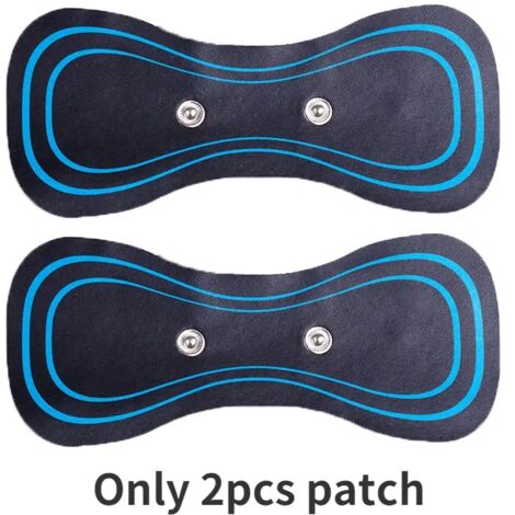 Lot de 2 mini masseurs électriques EMS pour soulager les douleurs cervicales, dorsales et des jambes, et favoriser la relaxation. Outil portable de massage cervical.-AquaForge
