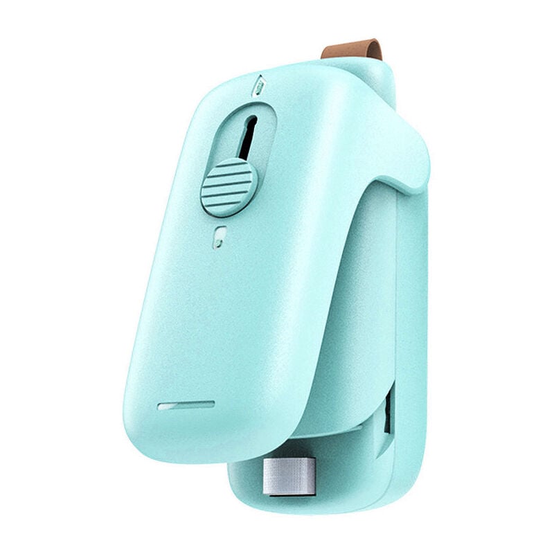 Feiyue - Lot de 2 mini scelleuses/coupeuses de sacs portables, machine de scellage thermique pour aliments en plastique