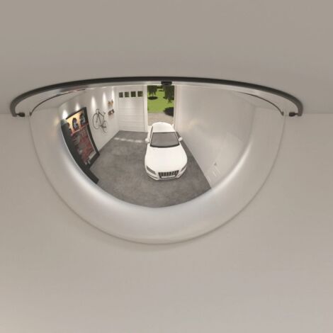 Lot de 2 Miroirs de traffic Miroirs de circulation Moderne - Miroir surveillance - en demi-dôme Ø80 cm Acrylique Chic-713155 - 0