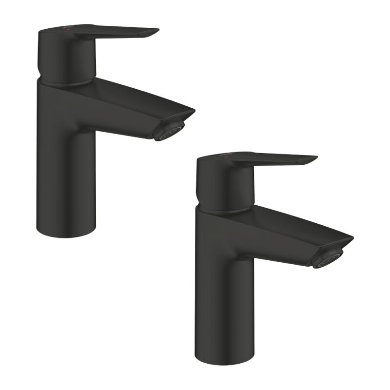 Grohe - Lot de 2 mitigeurs lavabo Start noir s