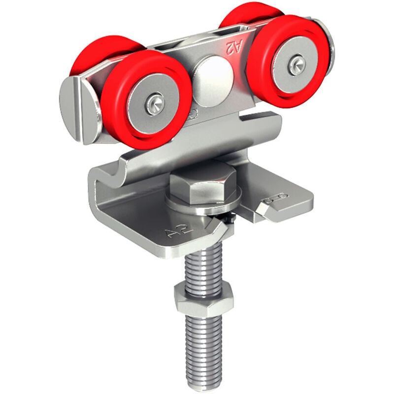 Slid'up By Mantion - Lot de 2 montures en inox 304L pour slid'up 2000 - 100 kg