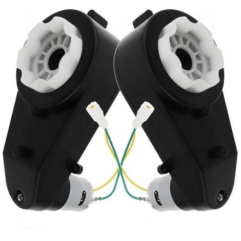 Lot de 2 moteurs RS555 pour voitures électriques pour enfants, 24 V, 40 000 tr/min, noirs