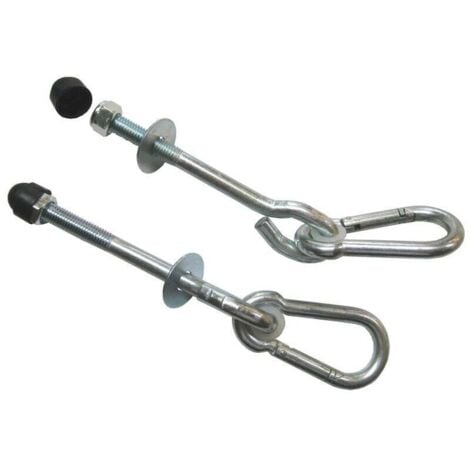 SOULET Lot de 2 mousquetons en acier inoxydable