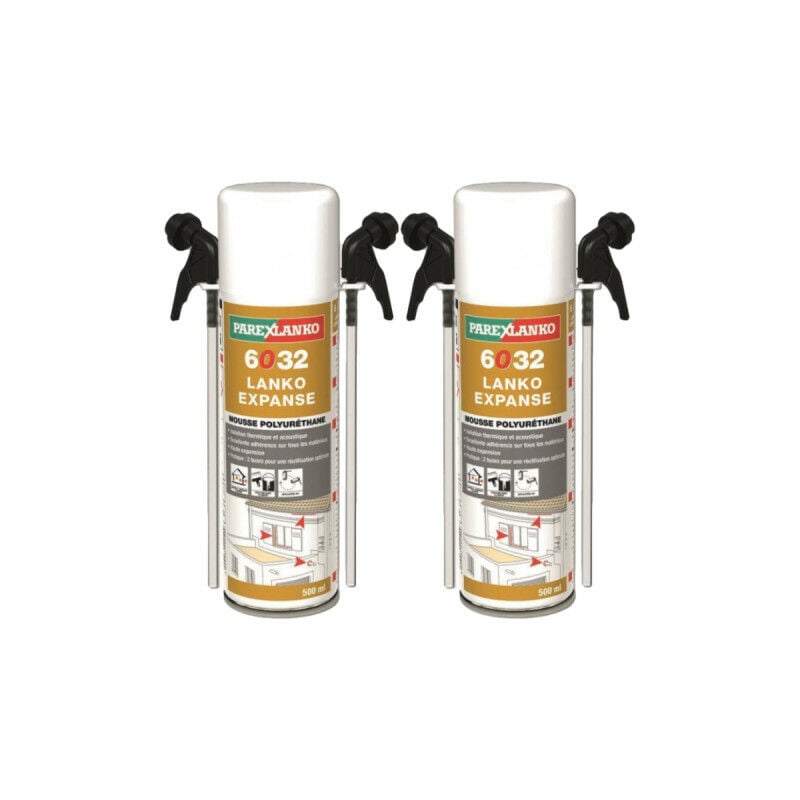Lot de 2 Mousses expansives Parexlanko 6032 Lanko expanse - 500 ml