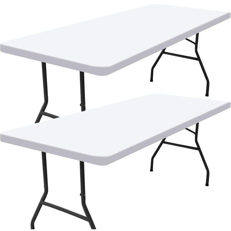 Linghhang - Lot de 2 nappes de pique-nique rectangulaires,pour tables de 4 pieds(beige,30'x48')