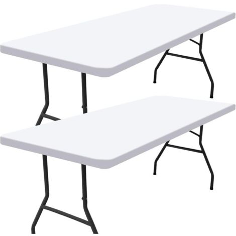 Lot de 2 nappes de pique-nique rectangulaires,pour tables de 8 pieds(beige,30"x96")