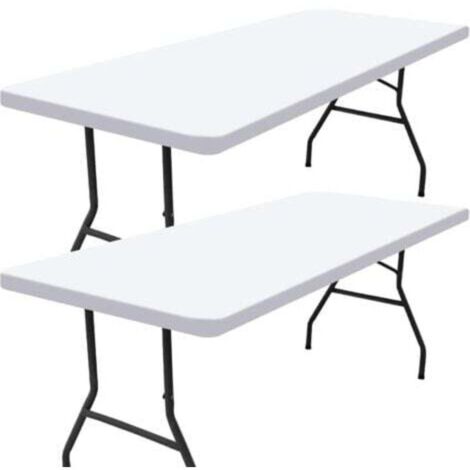 Lot de 2 nappes de pique-nique rectangulaires,pour tables de 8 pieds(beige,30"x96")