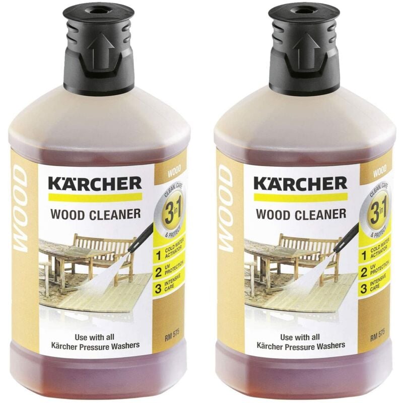 Lot de 2 nettoyants 3 en 1 (1L) pour Nettoyeur Haute Pression KARCHER - 62958820