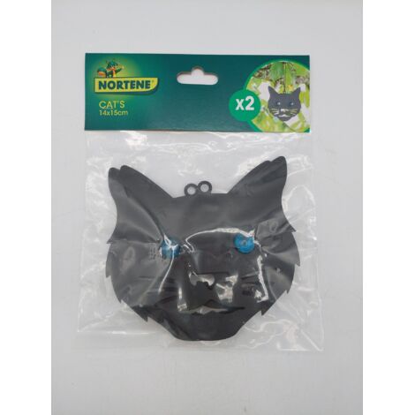 [Lot de 2] - NORTENE - Effaroucheur visuel oiseaux - 14x15cm - Yeux réfléchissants - Protection jardin efficace - Voir photos