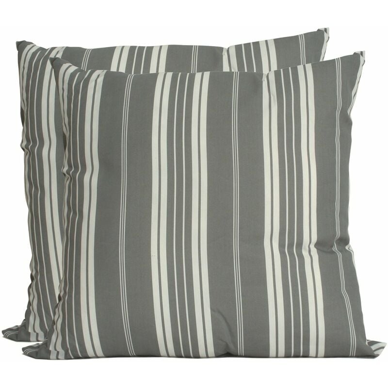 Le Linge De Jules - Lot de 2 oreillers 60x60 - Tradition - Fibre creuse siliconnée