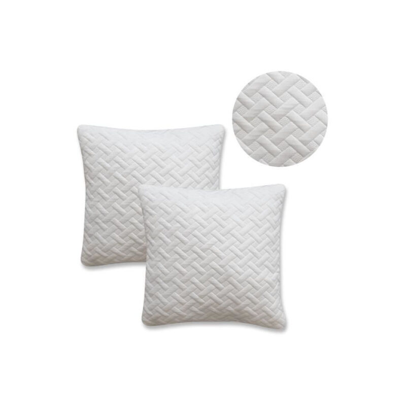 Today - Lot de 2 oreillers a mémoire de forme 60x60 cm