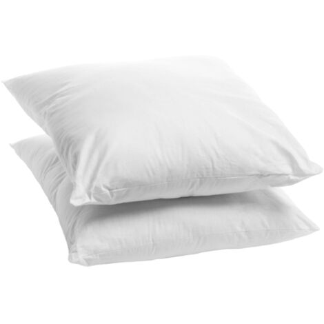 Lot de 2 Oreillers Anti-acariens - Confort Moelleux- 60x60cm