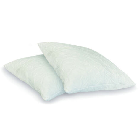 Lot de 2 Oreillers Fermes 60x60cm flocon mémoire de FormeHomeFlair