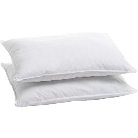 Lot de 2 Oreillers Mémoire de forme Mixte - Confort réglable - 50x70cm