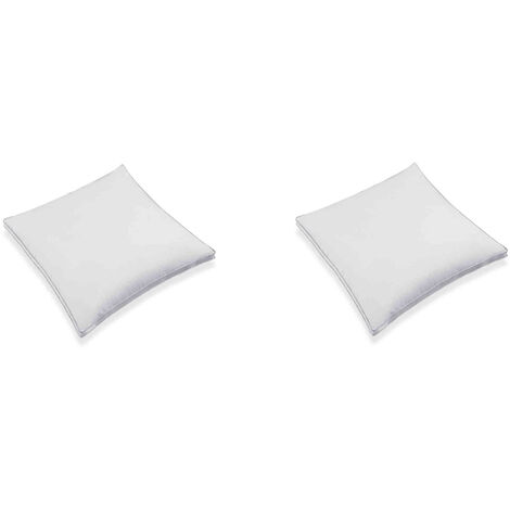 Lot de 2 oreillers Microgel Moelleux percale Simmons 65x65
