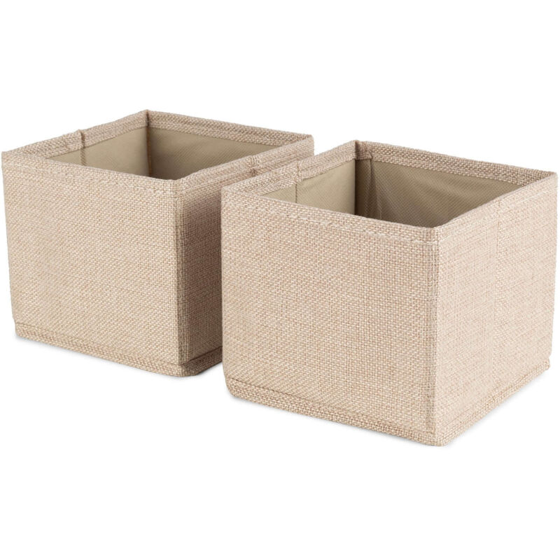 Lot 2 organisateurs pliables Sandy - COMPACTOR - 14 x 14 x H.12 cm -