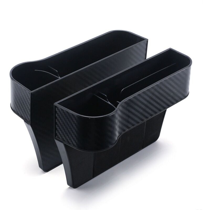 Alovez - Lot de 2 organiseurs de rangement pour siège auto, avec trou pour câble usb, accessoires de rangement pour voiture