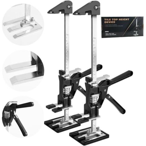 Outil de Levage de Tige de Support Télescopique pour l'Installation d' Armoires et de Bras de Travail de Tuile Murale Orange 50 à 110cm