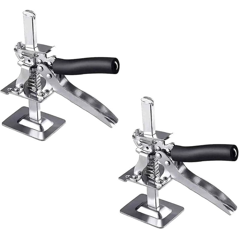 Fitags - Lot de 2 outils de serrage de précision – Cric multifonction en acier pour réglage de la hauteur des carreaux en céramique,pour sols,