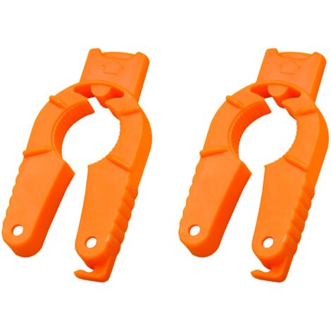 Lot de 2 ouvre-bouteilles et bocaux multifonctions, outil ergonomique pour retirer les bouchons et les joints.