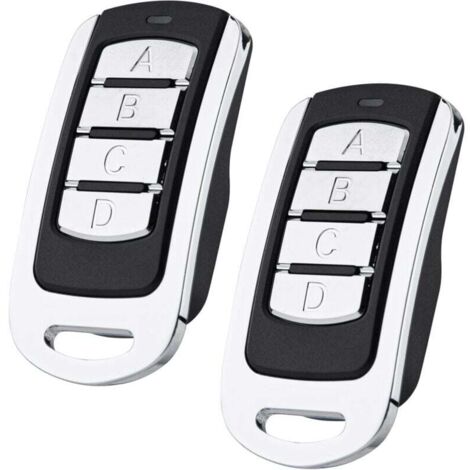 Lot de 2 ouvre-porte de garage 250-868 MHz pour émetteur portatif Hörmann HSM4 HSE4 SE2 HSM4 Compatible avec l'émetteur manuel Marantec Digital D302 D304 D384 Compatible avec l'émetteur manuel Berner