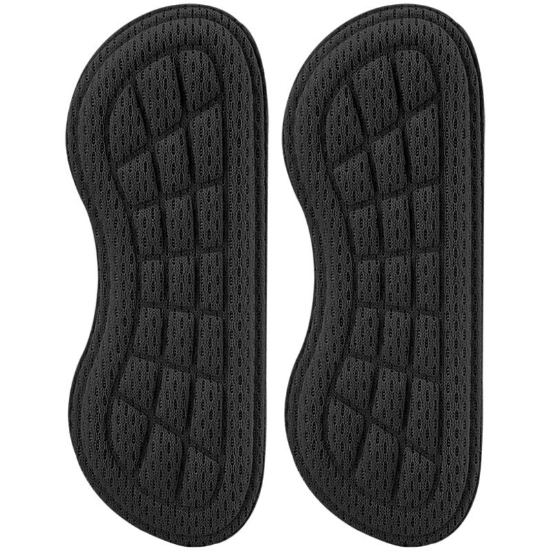 Lot de 2 paires de coussinets de talon autocollants en maille pour chaussures amples homme et femme, protections de talon arrière pour éviter les