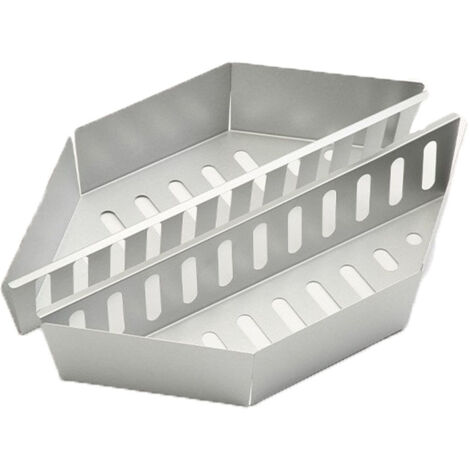 Lot de 2 paniers à charbon pour barbecues à charbon Weber 47, 57 et 67 cm, panier à charbon pour chauffage direct et indirect, accessoire pour Weber 7403