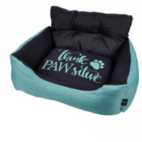 Lot de 2 Paniers Chien & Chat "Paw" 60cm Menthe