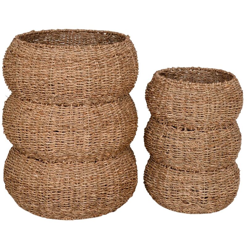 Sarbas panier Ø25/35cm lot de 2 naturel.