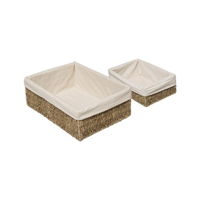 Five Simply Smart - Lot de 2 Paniers en Roseau 'Seagrass' 32cm Naturel
