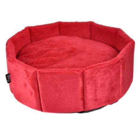 Lot de 2 Paniers pour Chat "Sweet Cat" 48cm Rouge