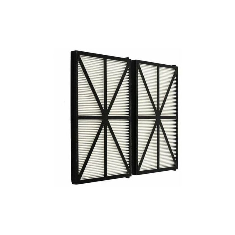 KZQ - Lot de 2 Panneaux Filtres pour Robot Tiger Shark - RCX70101PAK2 - Noir