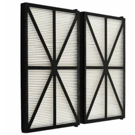 Lot de 2 Panneaux Filtres pour Robot Tiger Shark - RCX70101PAK2 - Noir,