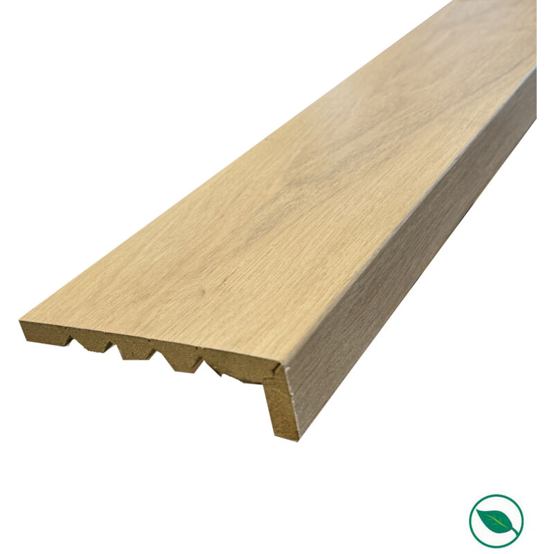 Moulures de couverture chêne clair 2500 x 120 x 30 mm pefc 70%