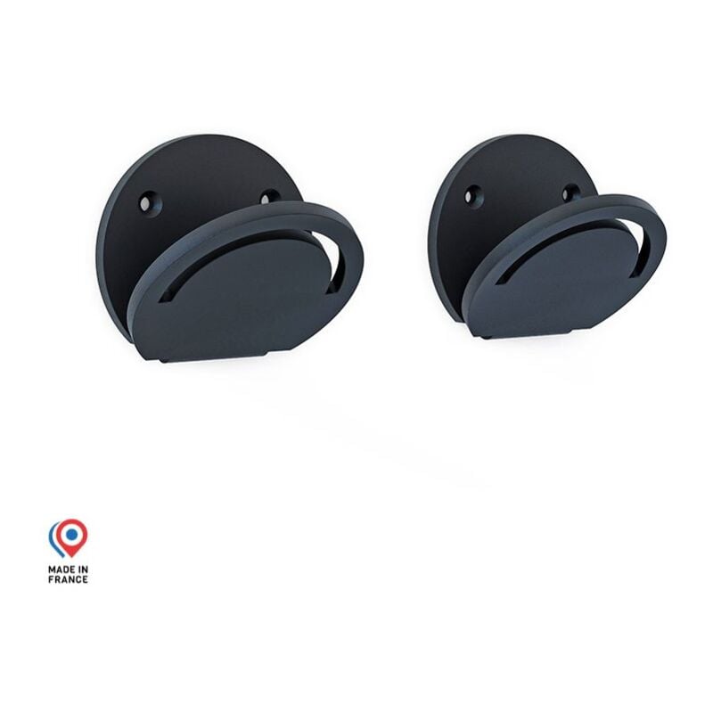 Lot de 2 Patères - Perle - couleur noir