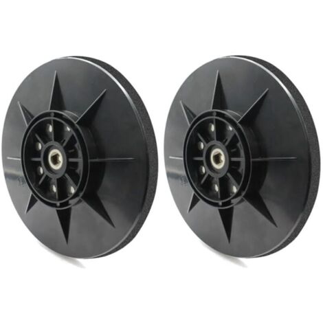 Lot de 2 Patin de ponçage auto-agrippant compatible avec Einhell TC-DW 225 TE-DW pour disques de ponçage de 225 mm pour ponceuse à cloison sèche