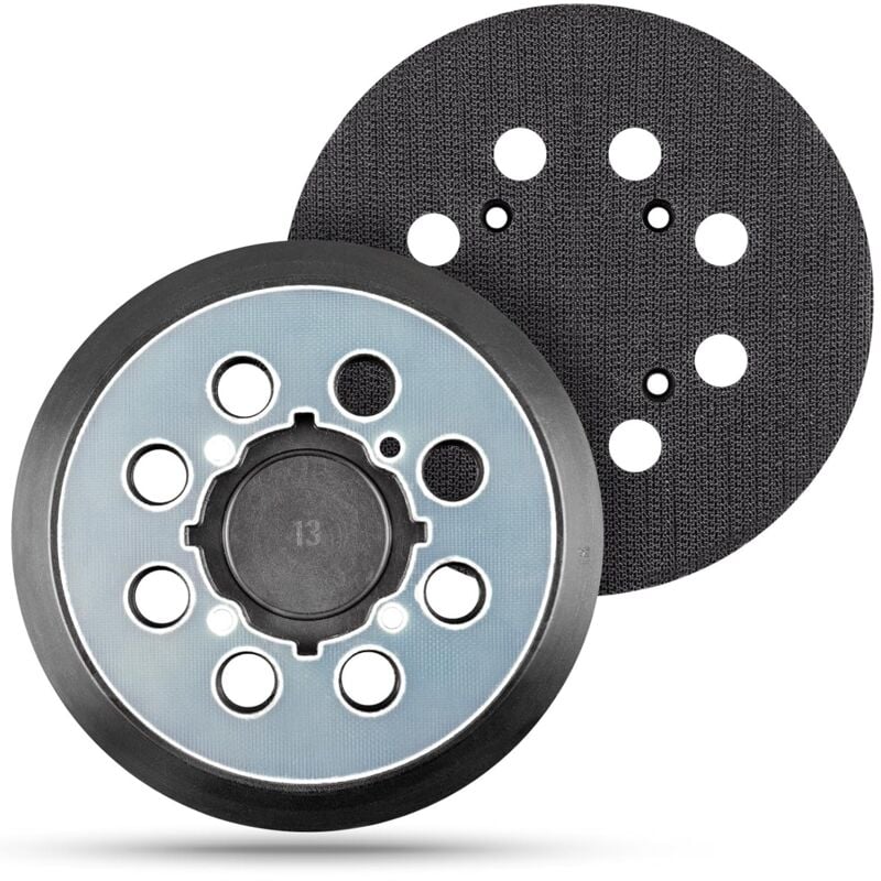 Lot de 2 patins de ponçage orbital de 125mm pour Dwe6421 6421K DWE6423 6423 6423K DCW210B - 4 trous de vis