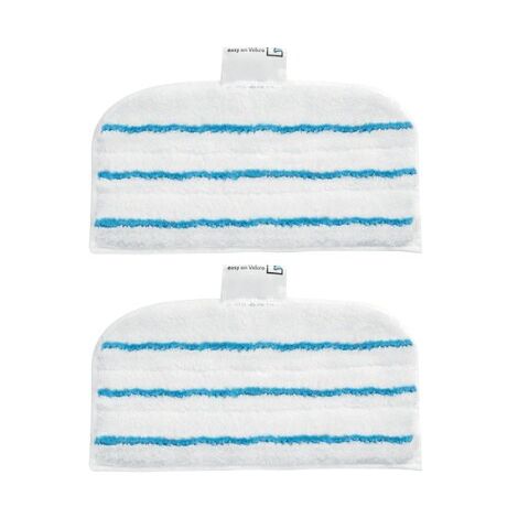 Lot de 2 Patins Microfibre Multi Surfaces pour Balais à Vapeur Black et Decker