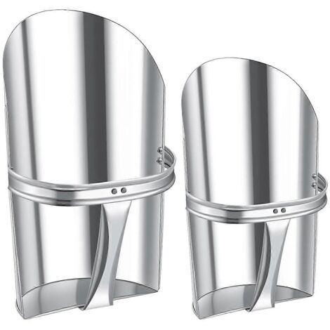 Lot de 2 pelles à grains en métal pour le bétail