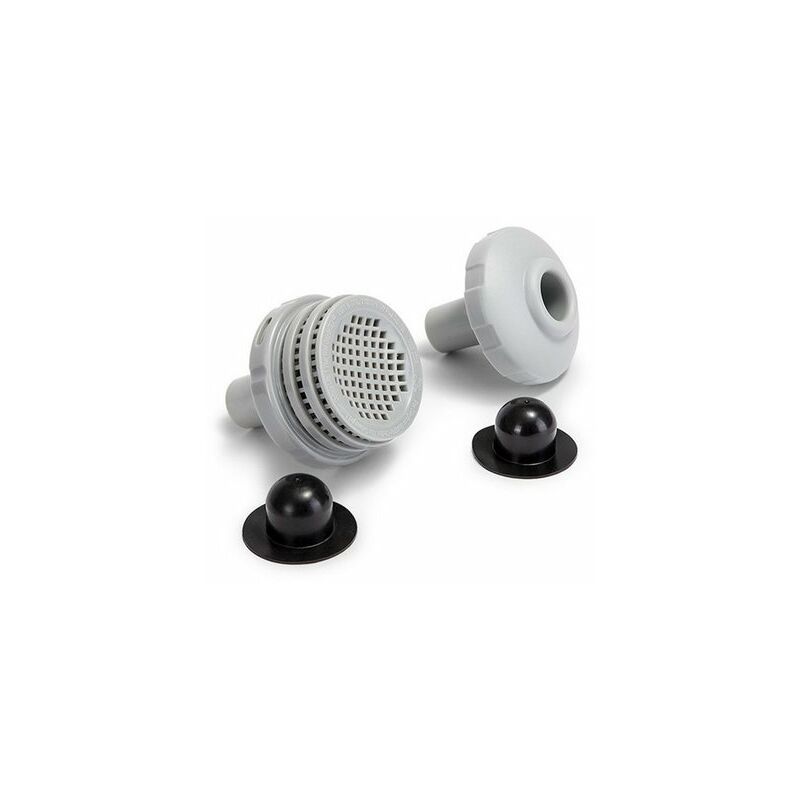 Intex - 2 petites crépines et bouchons