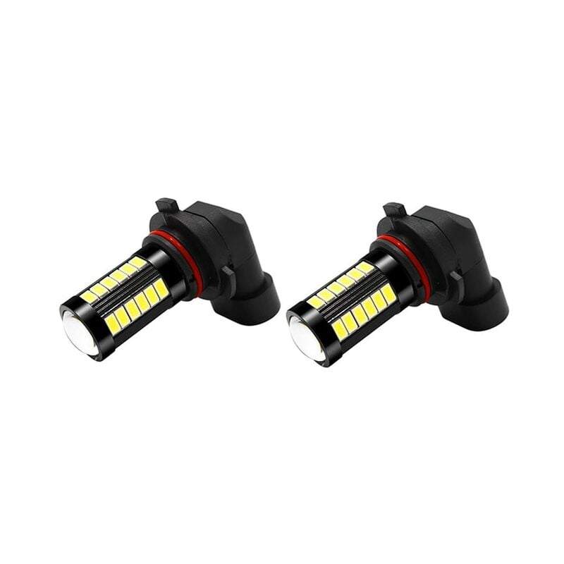 Jusch - Lot de 2 phares antibrouillard pour voiture, H8/H11, 6500K, 1400 lumens, led, IP67, blanc