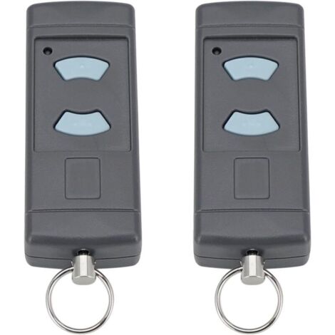 Lot de 2 pièces de rechange pour émetteur de garage avec bouton bleu 868 MHz pour HORMANN HSE2-868 HSM4-868 HSE4-868 compatible avec Tubauto HSM4-868 HS4-868
