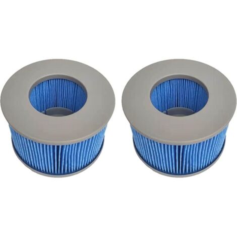 Lot de 2 pièces Édition améliorée pour Mspa Piscine Gonflable,ersion améliorée, Filtre pour Bain à remous, Pompe à Cartouche pour spas,pour piscines gonflables - Modèle à partir de 2020