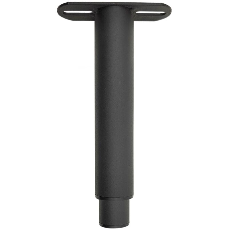 Lot de 2 pieds de lit r&eacute;glables en forme de T r&eacute;tractables en m&eacute;tal pour lit, canap&eacute; (17,8 - 33 cm)