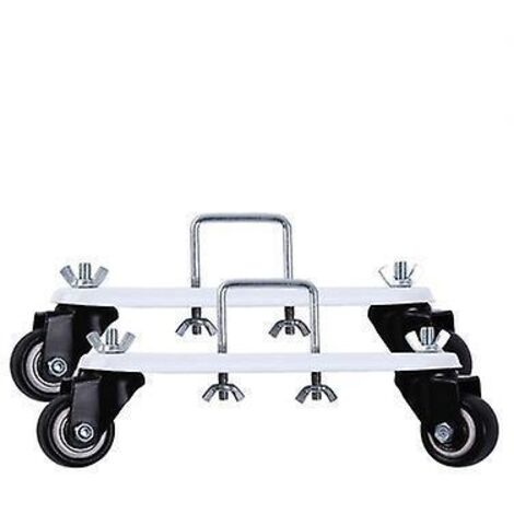 lot De 2 Pieds Pour Chauffages Infrarouges, Roulettes De Radiateur Lectrique, Pieds De Chauffage Lectrique En Acier Au Carbone Avec 2 Roues De Fre