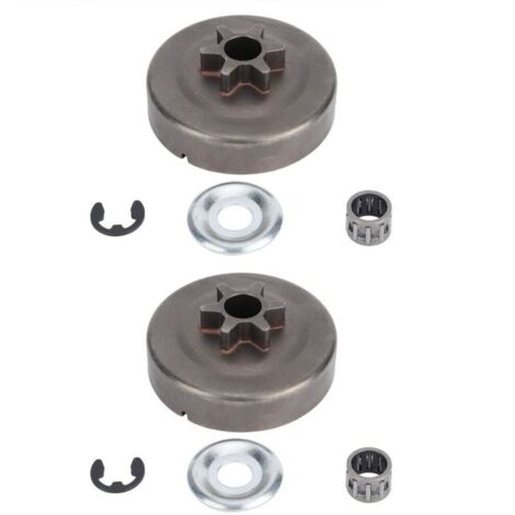 Lot de 2 pignons de Tambour d\'embrayage pour tronçonneuse STIHL 017 018 021 023 025 MS170 MS180 MS210 MS230 MS250 1123 640 2003